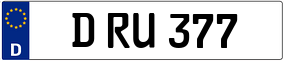 Truck License Plate